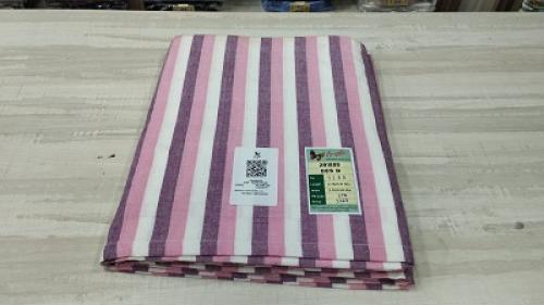 BEDSHEET STRIPE 72X100 2 PILLOW COVER